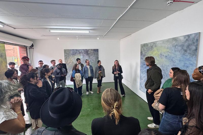 Audience participation in Zina Saro-Wiwa's performance