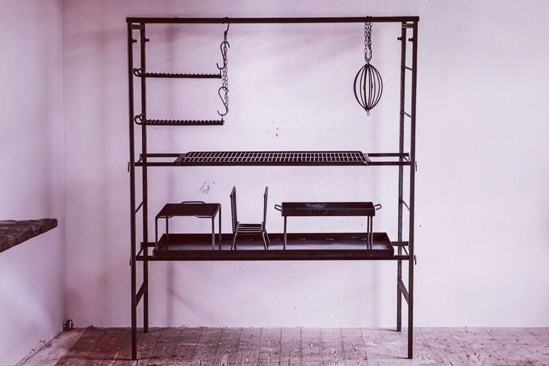 Photograph of BBQ used by chef Rufus Wickham for Queensrollahouse supper club