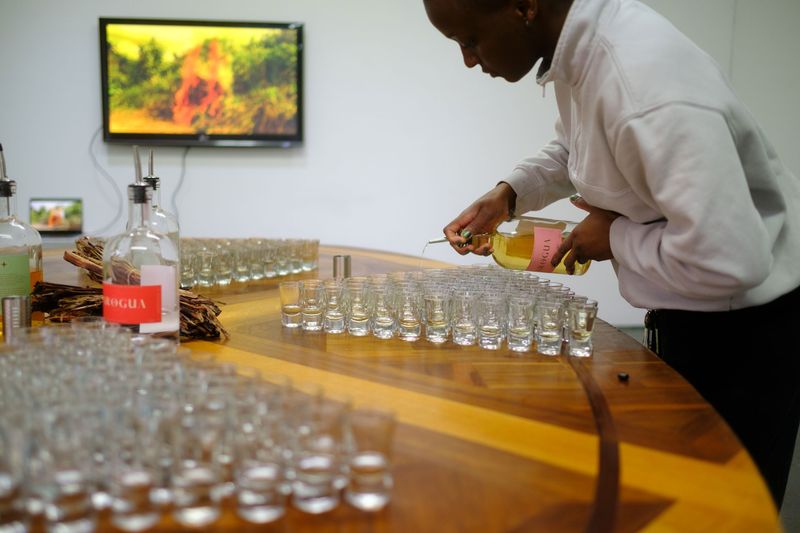 Illicit Gin assembly by Zina Saro Wiwa